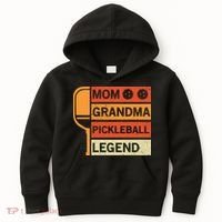 Mom Grandma Pickleball Legend Paddle Gift For Pickleball Kids Hoodie thumb 0
