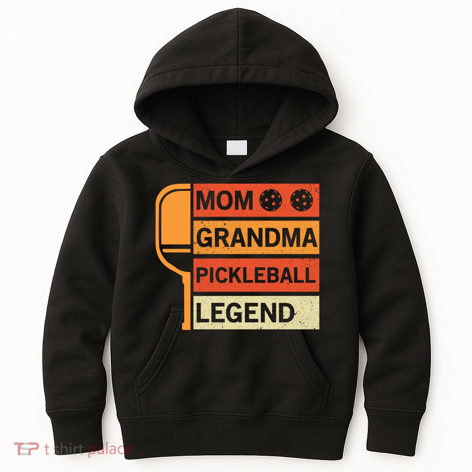 Mom Grandma Pickleball Legend Paddle Gift For Pickleball Kids Hoodie