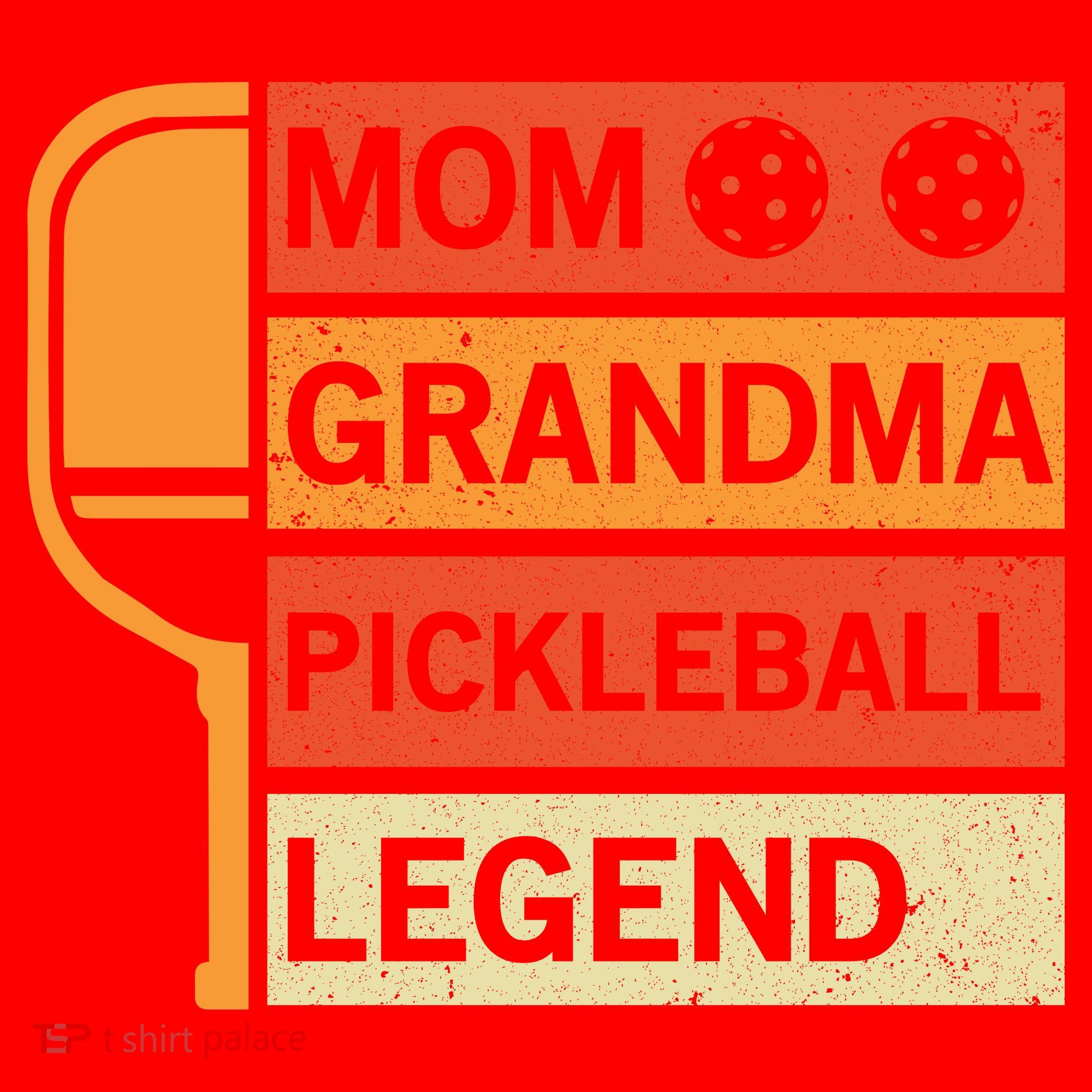 Mom Grandma Pickleball Legend Paddle Gift For Pickleball Santa Hat