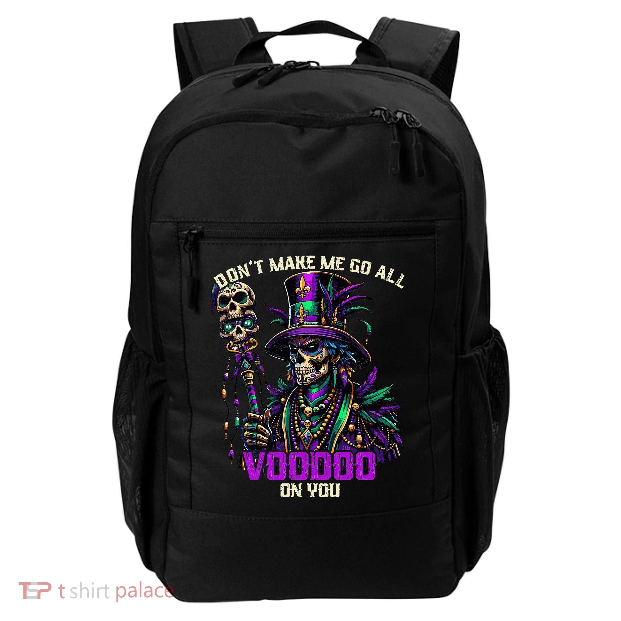 Mardi Gras Priest Hat New Orleans Witch Doctor Voodoo  Backpack