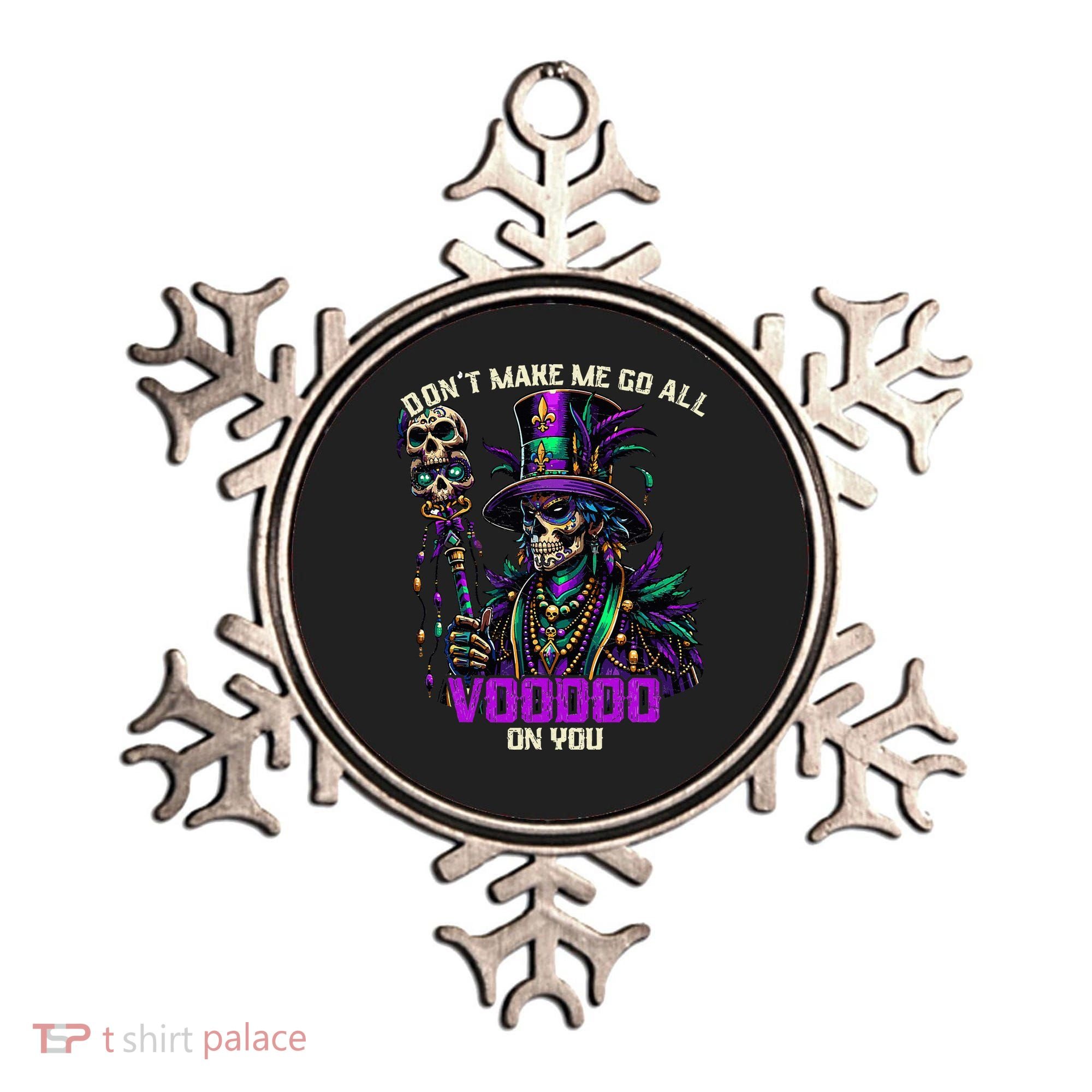 Mardi Gras Priest Hat New Orleans Witch Doctor Voodoo  Ornament