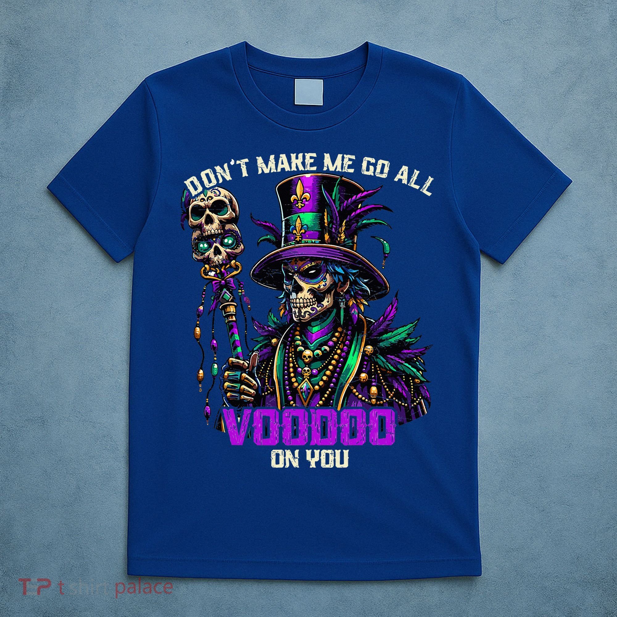 Mardi Gras Priest Hat New Orleans Witch Doctor Voodoo  T-Shirt