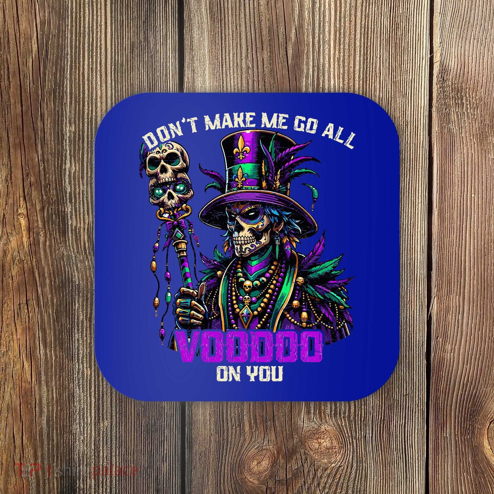 Mardi Gras Priest Hat New Orleans Witch Doctor Voodoo  Coaster