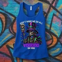 Mardi Gras Priest Hat New Orleans Witch Doctor Voodoo  Women's Tank Top thumb 3