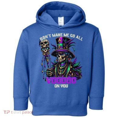Mardi Gras Priest Hat New Orleans Witch Doctor Voodoo  Toddler Hoodie