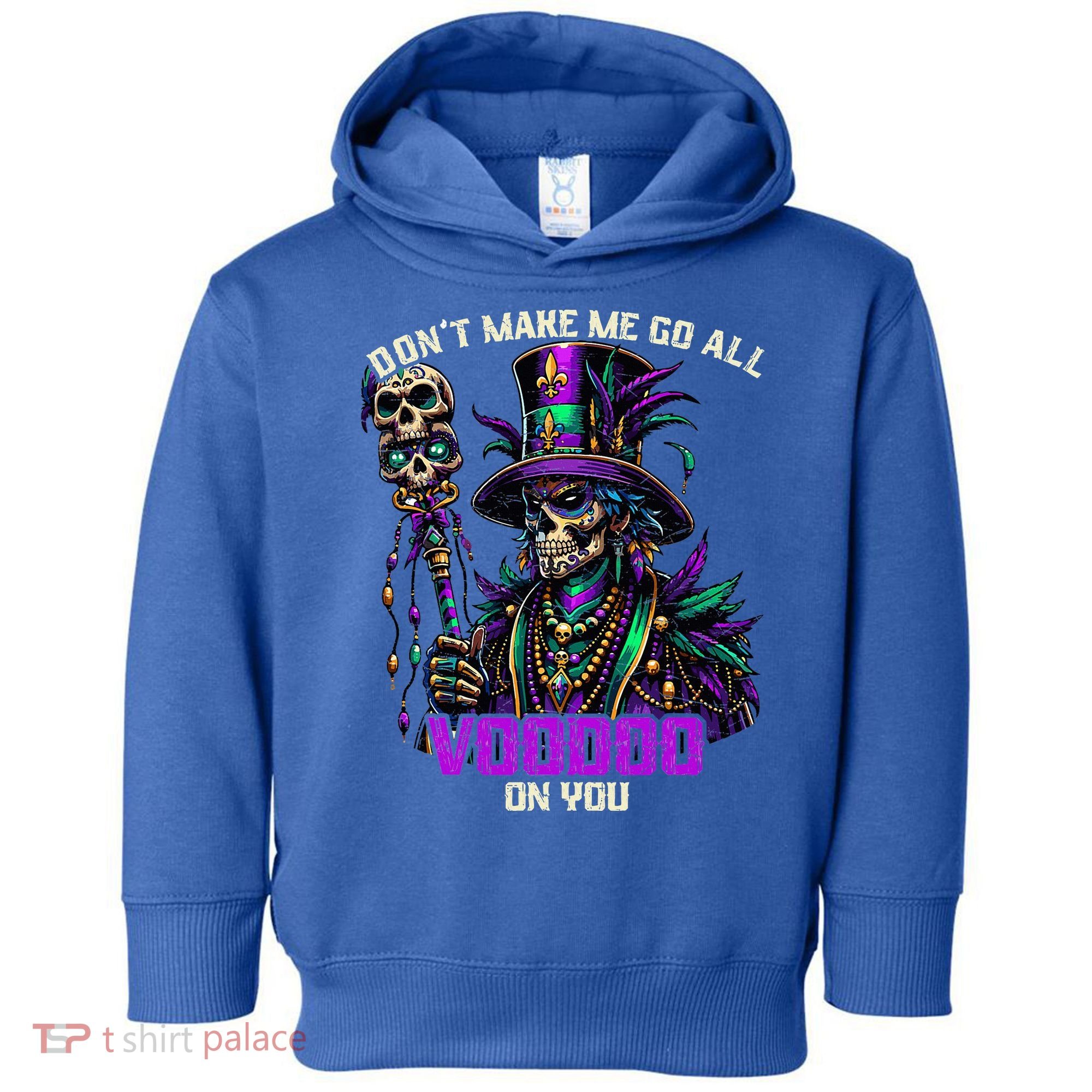 Mardi Gras Priest Hat New Orleans Witch Doctor Voodoo  Toddler Hoodie