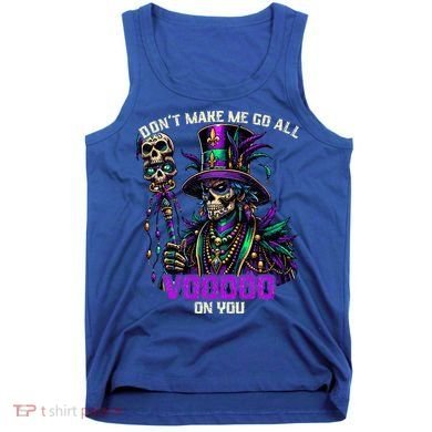 Mardi Gras Priest Hat New Orleans Witch Doctor Voodoo  Tank Top