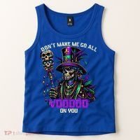 Mardi Gras Priest Hat New Orleans Witch Doctor Voodoo  Tank Top thumb 2