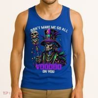 Mardi Gras Priest Hat New Orleans Witch Doctor Voodoo  Tank Top thumb 3