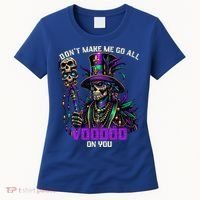 Mardi Gras Priest Hat New Orleans Witch Doctor Voodoo  Women's T-Shirt thumb 0