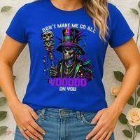 Mardi Gras Priest Hat New Orleans Witch Doctor Voodoo  Women's T-Shirt thumb 2