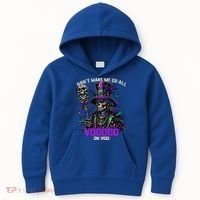 Mardi Gras Priest Hat New Orleans Witch Doctor Voodoo  Kids Hoodie thumb 0
