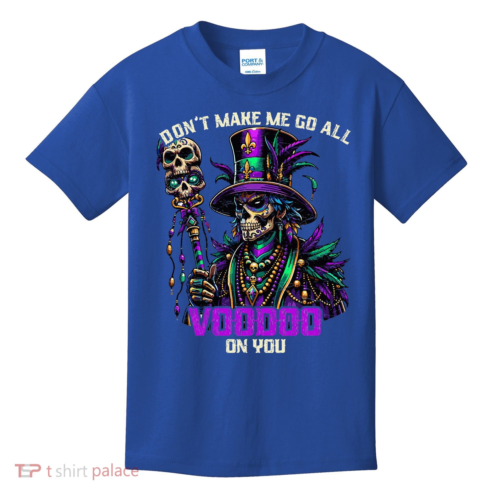 Mardi Gras Priest Hat New Orleans Witch Doctor Voodoo  Kids T-Shirt