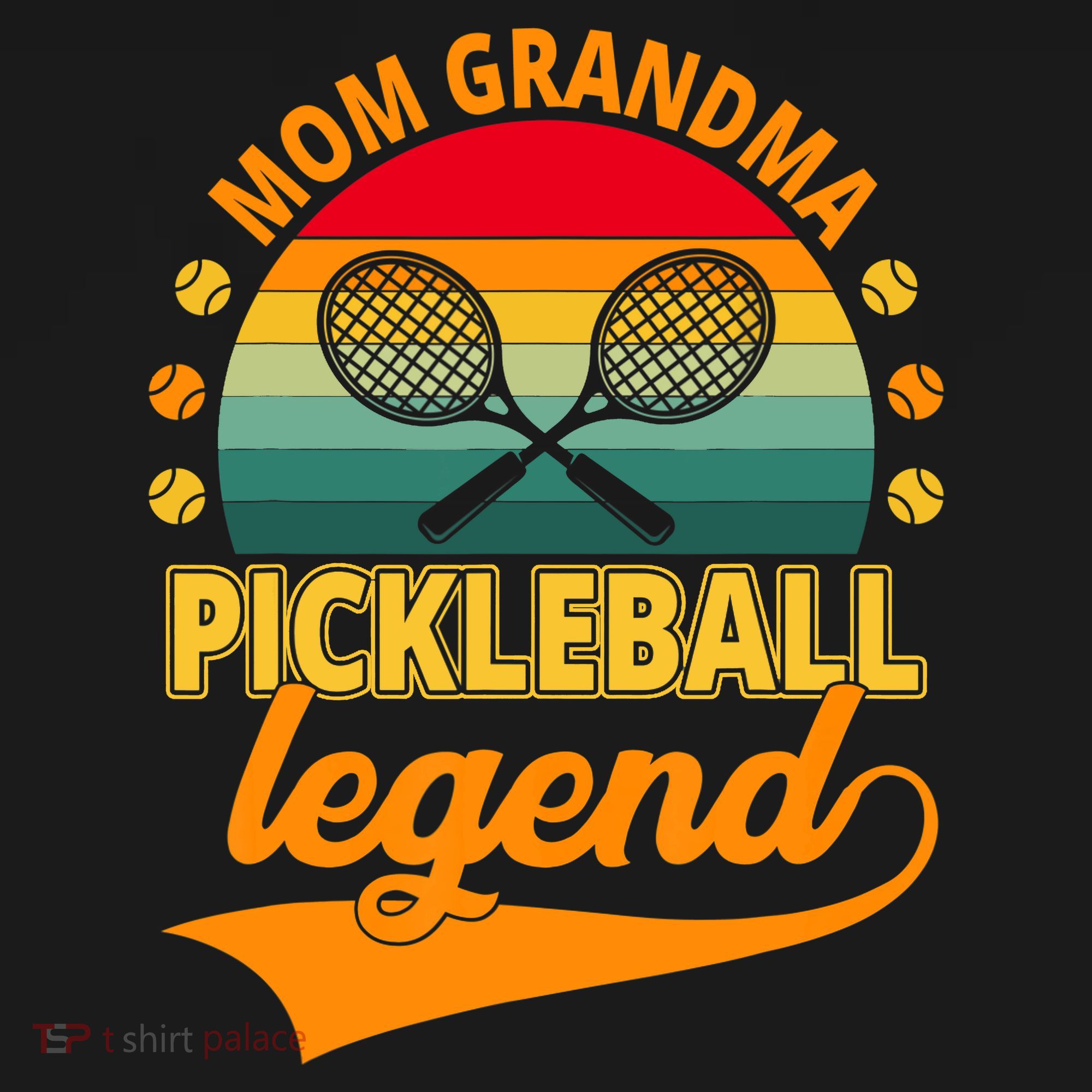 Mom Grandma Pickleball Legend Doggie Tank