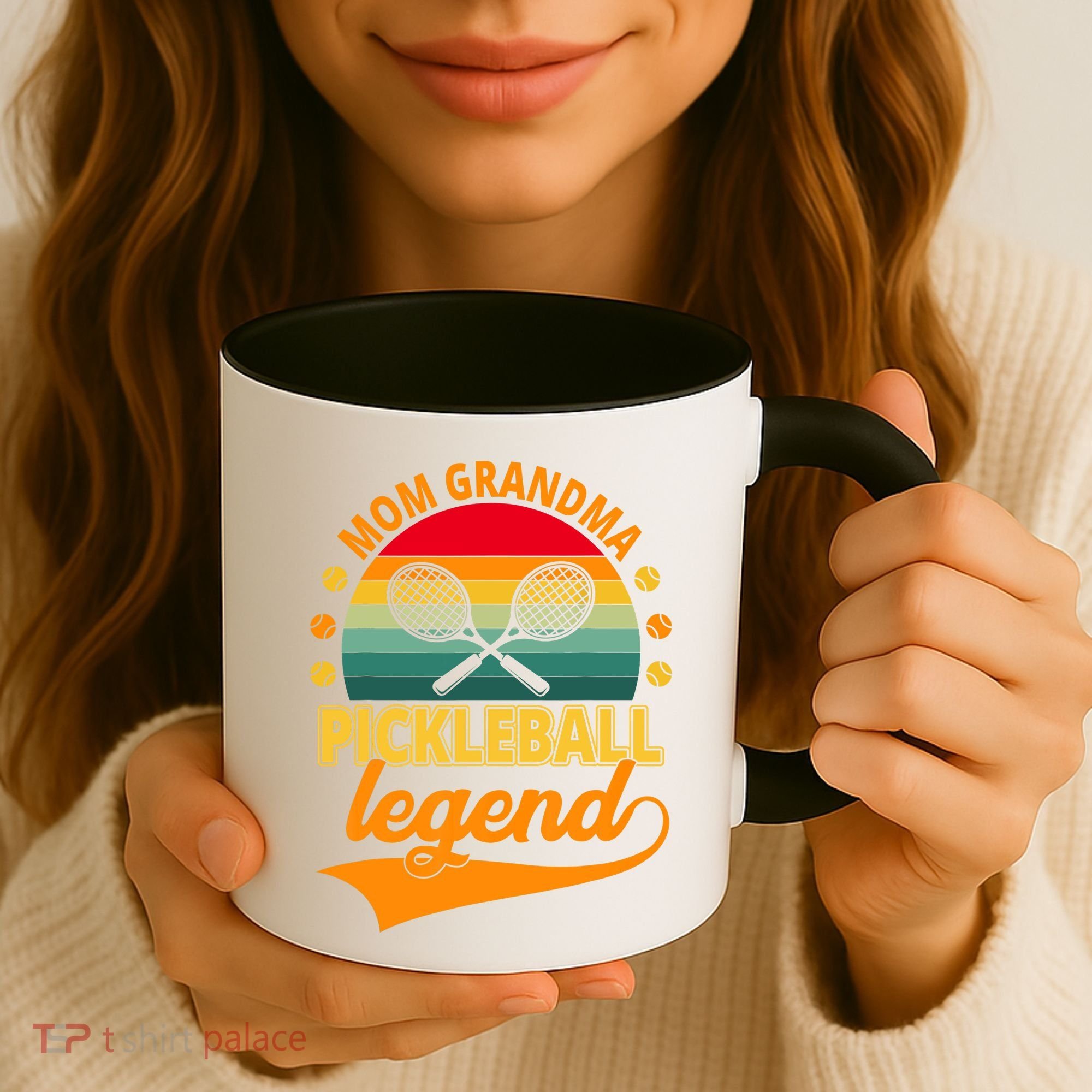 Mom Grandma Pickleball Legend Coffee Mug