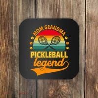 Mom Grandma Pickleball Legend Coaster thumb 0