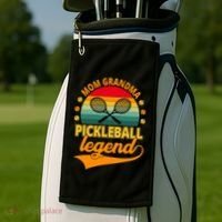 Mom Grandma Pickleball Legend Golf Towel thumb 2