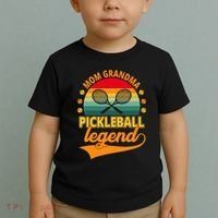 Mom Grandma Pickleball Legend Toddler T-Shirt thumb 2