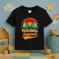 Mom Grandma Pickleball Legend Toddler T-Shirt thumb 3