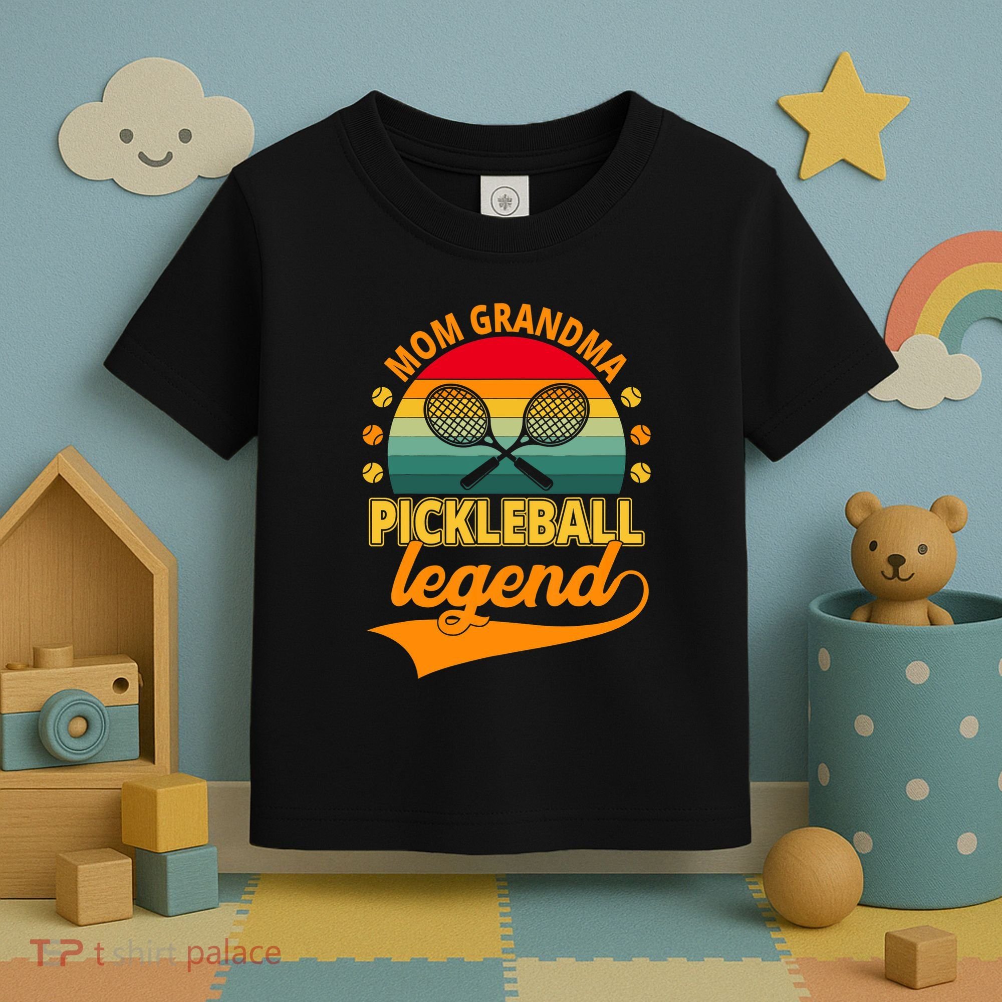 Mom Grandma Pickleball Legend Toddler T-Shirt