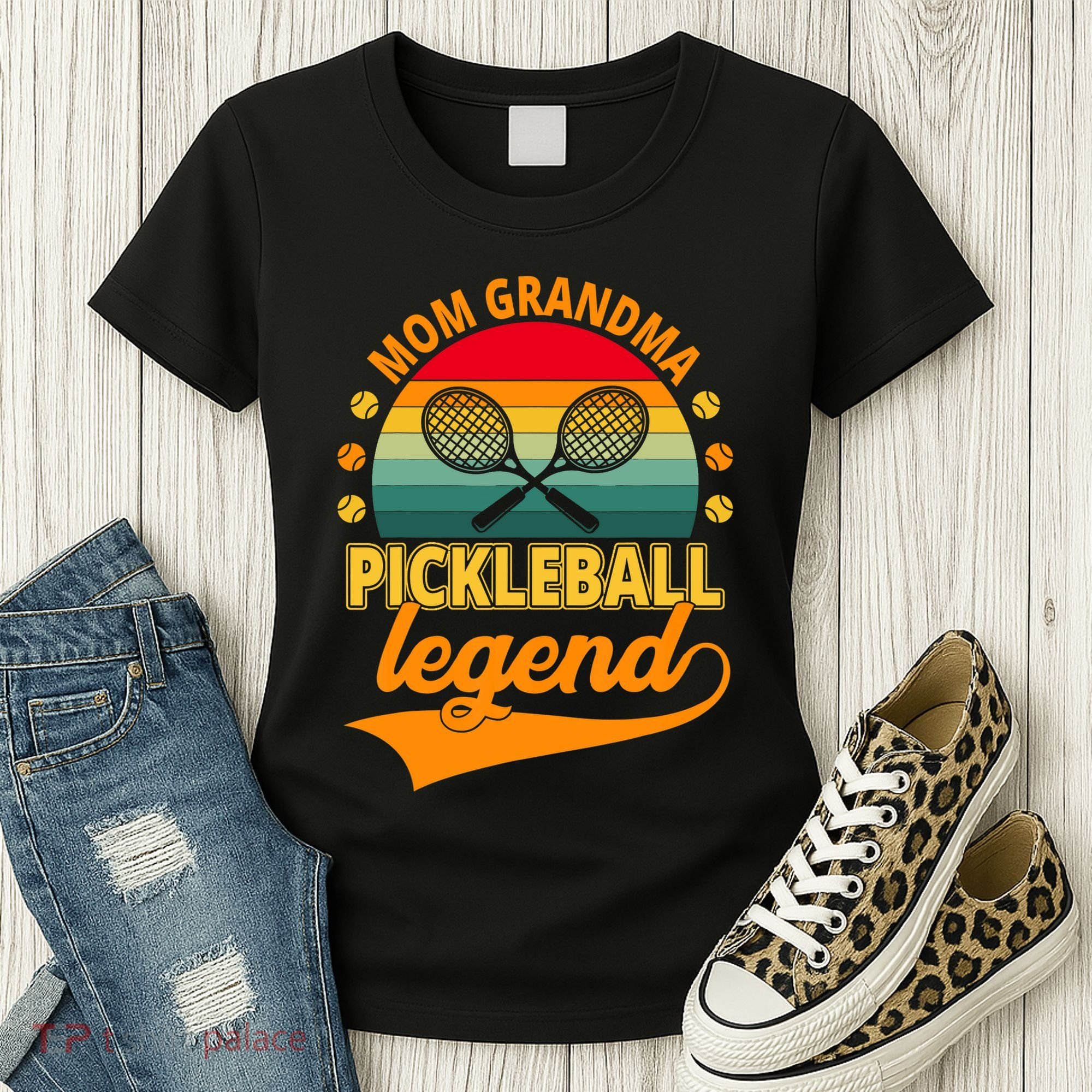 Mom Grandma Pickleball Legend Women's T-Shirt