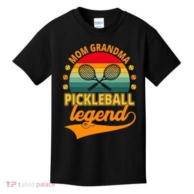 Mom Grandma Pickleball Legend Kids T-Shirt