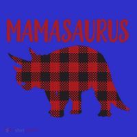 Mamasaurus Gift Plaid Triceratops Moms Of Dinosaurs Women's Tank Top thumb 5