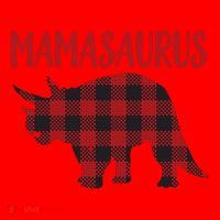 Mamasaurus Gift Plaid Triceratops Moms Of Dinosaurs Santa Hat thumb 1