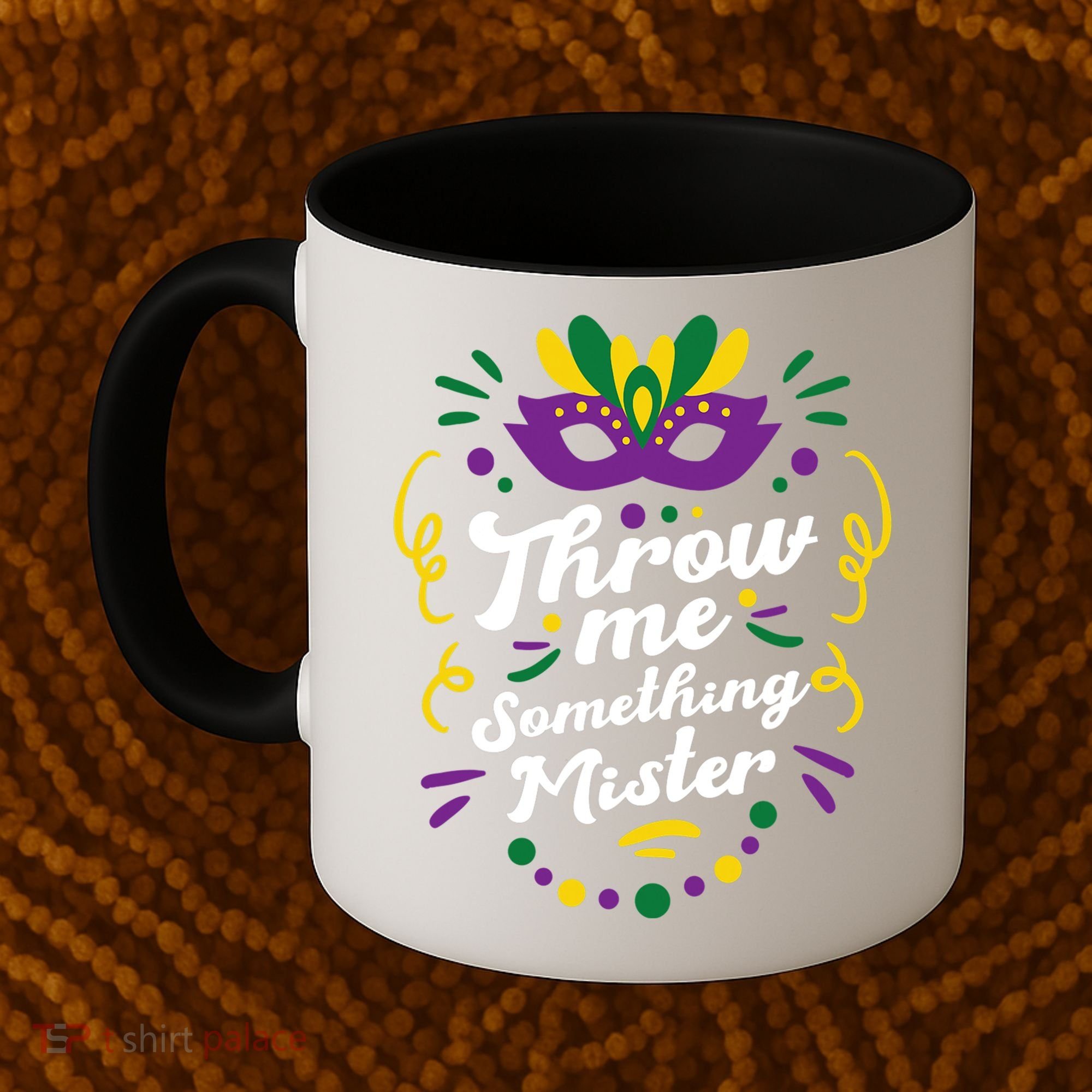 Mardi Gras Parade Outfit For Women Throw Me Something Mister Coffee Mug