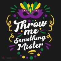 Mardi Gras Parade Outfit For Women Throw Me Something Mister Ornament thumb 1