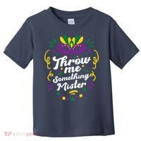 Mardi Gras Parade Outfit For Women Throw Me Something Mister Toddler T-Shirt thumb 0