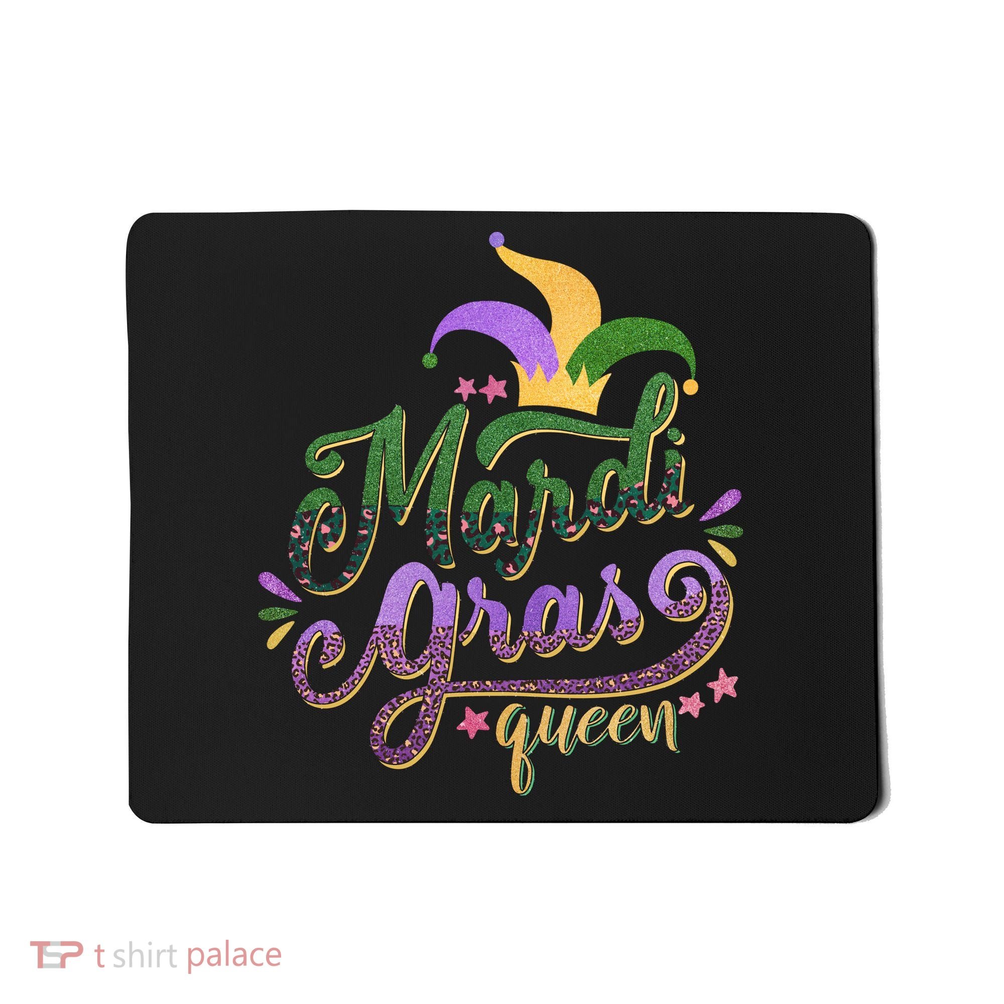 Mardi Gras Queen Gift Purplr Gold Green Gift Mousepad