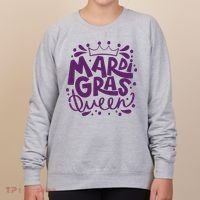 Mardi Gras Queen Celebration Women's Sweatshirt thumb 0