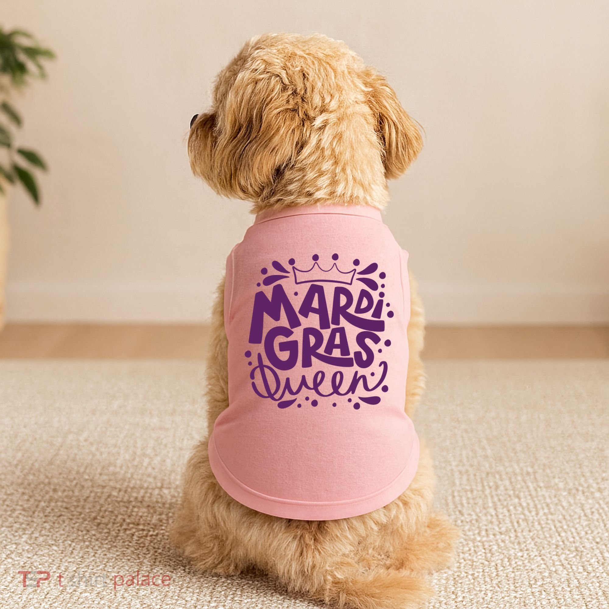 Mardi Gras Queen Celebration Doggie Tank