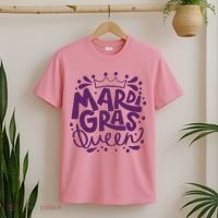 Mardi Gras Queen Celebration T-Shirt thumb 2