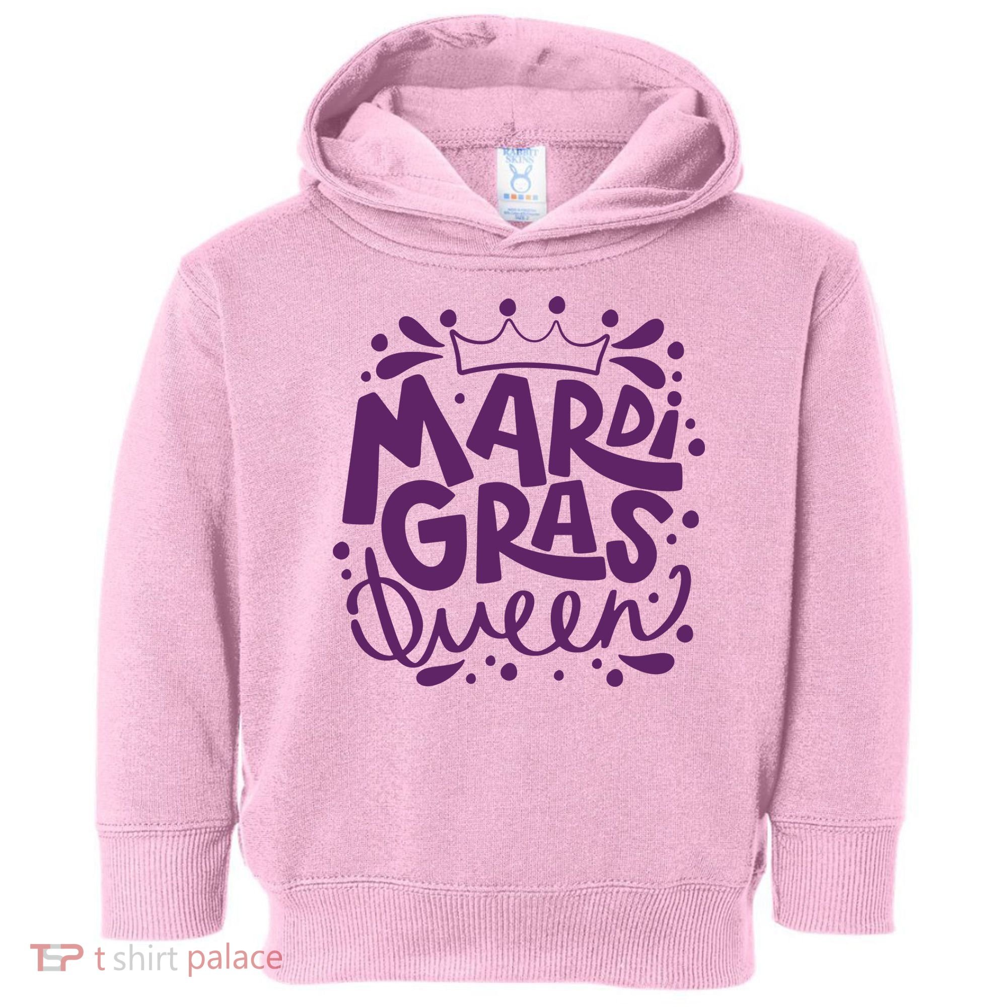 Mardi Gras Queen Celebration Toddler Hoodie