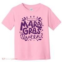 Mardi Gras Queen Celebration Toddler T-Shirt thumb 0
