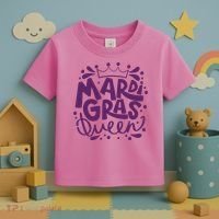 Mardi Gras Queen Celebration Toddler T-Shirt thumb 3