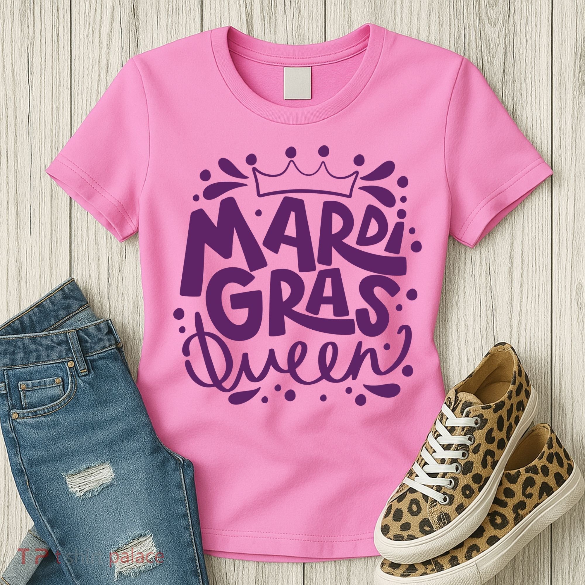 Mardi Gras Queen Celebration Women's T-Shirt