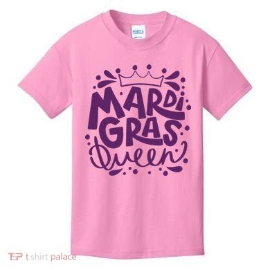 Mardi Gras Queen Celebration Kids T-Shirt