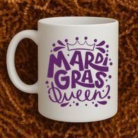 Mardi Gras Queen Celebration Coffee Mug thumb 2