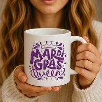 Mardi Gras Queen Celebration Coffee Mug thumb 3