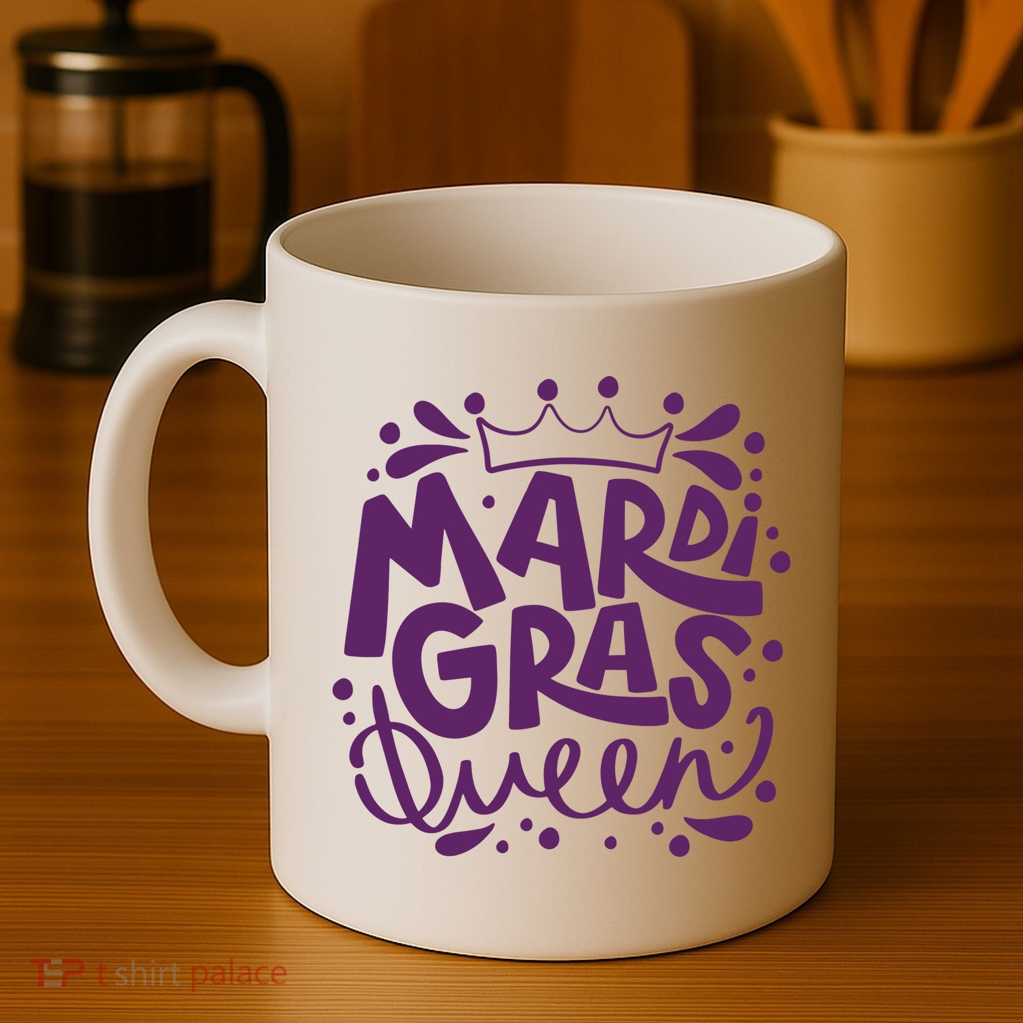 Mardi Gras Queen Celebration Coffee Mug