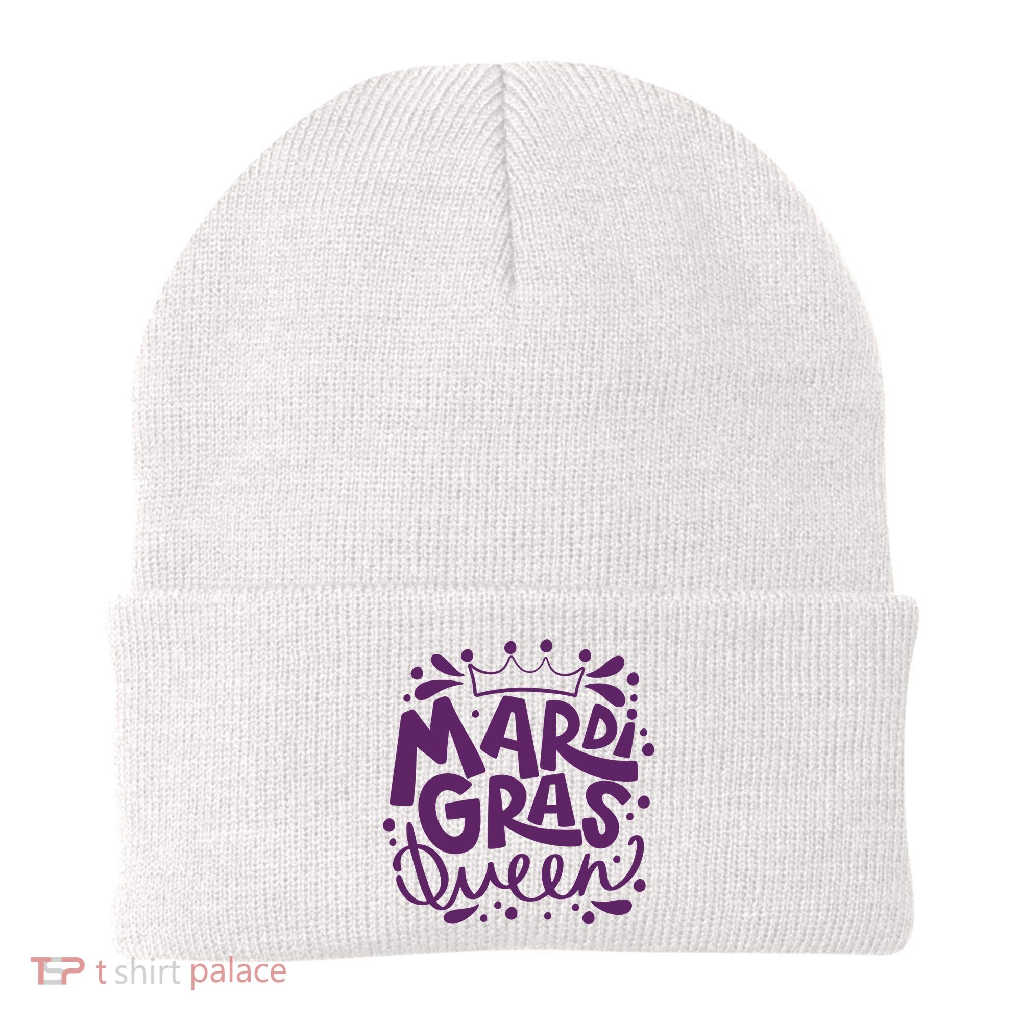 Mardi Gras Queen Celebration Beanie