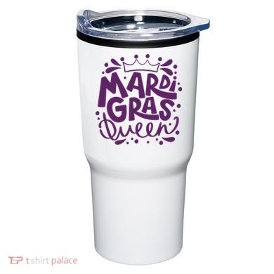 Mardi Gras Queen Celebration Tumbler
