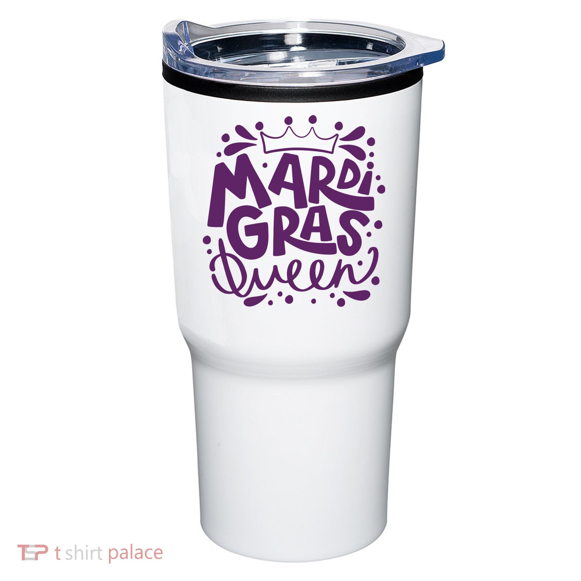 Mardi Gras Queen Celebration Tumbler