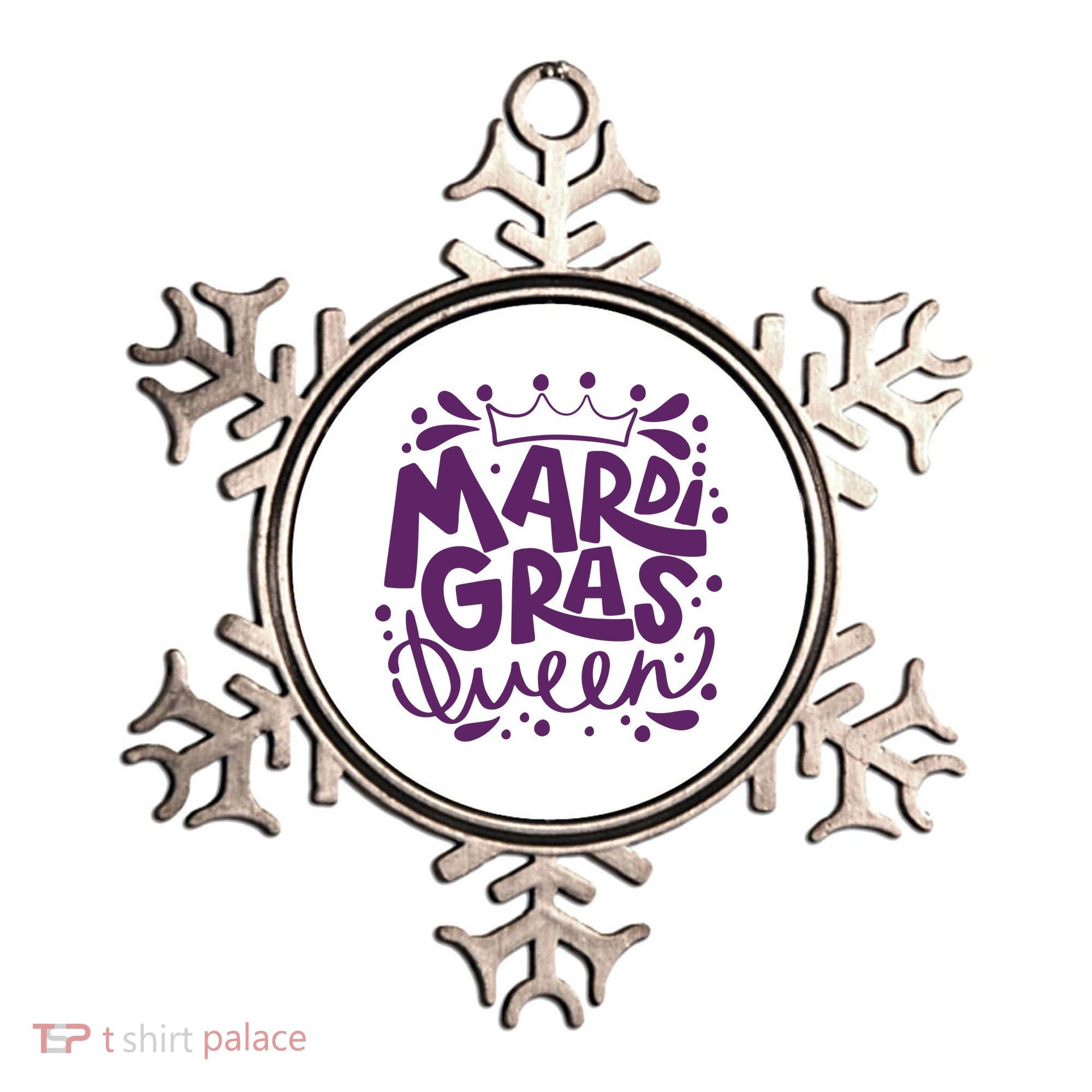 Mardi Gras Queen Celebration Ornament
