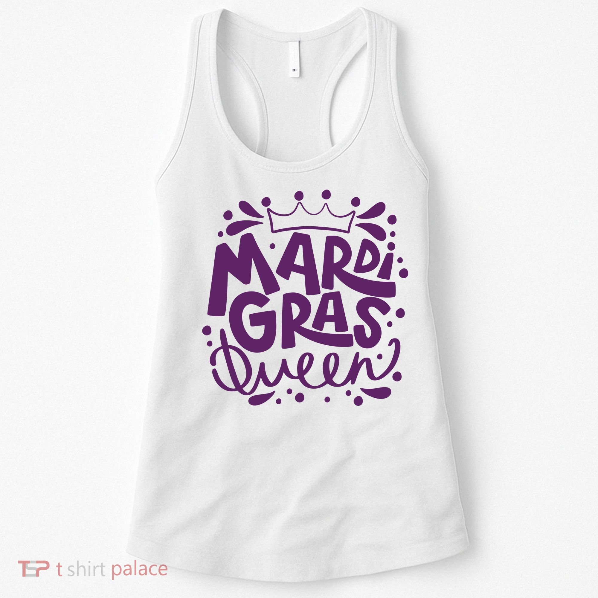Mardi Gras Queen Celebration Women's Tank Top