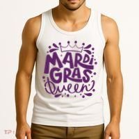 Mardi Gras Queen Celebration Tank Top thumb 3