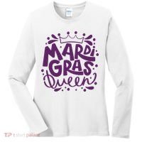 Mardi Gras Queen Celebration Women's Long Sleeve Shirt thumb 0